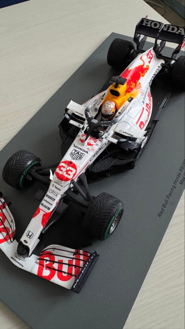 F1 スパーク レッドブル 1/18 トルコGp2021 ありがとうホンダ号