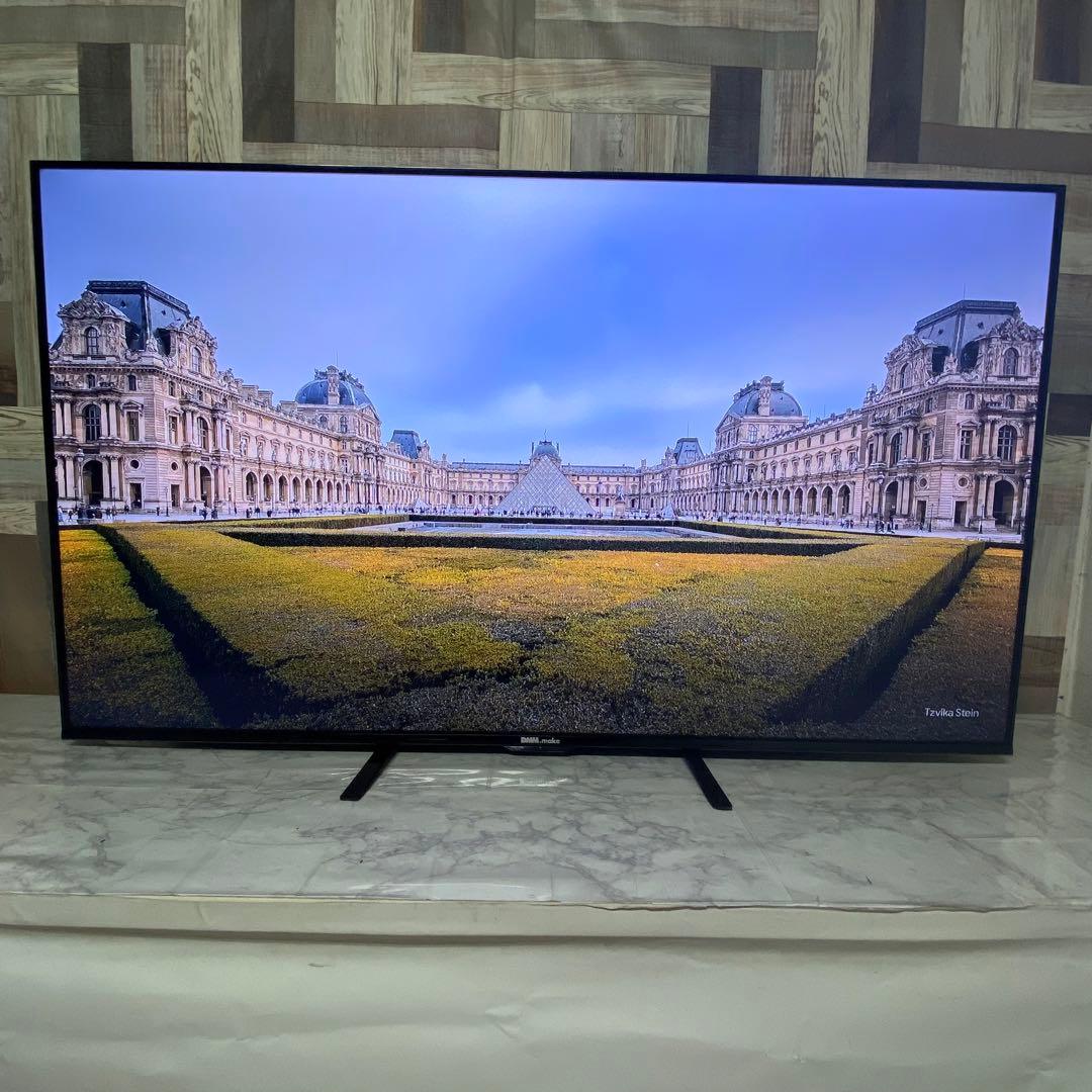 Mr.Tb@さん専用受渡2年前購入DMM55型4Kモニタースピーカー内蔵新品リモ