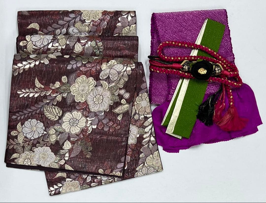 振り袖　フルセット　長襦袢　パーティー　成人式　金彩加工　刺繍入　辻ヶ花　671