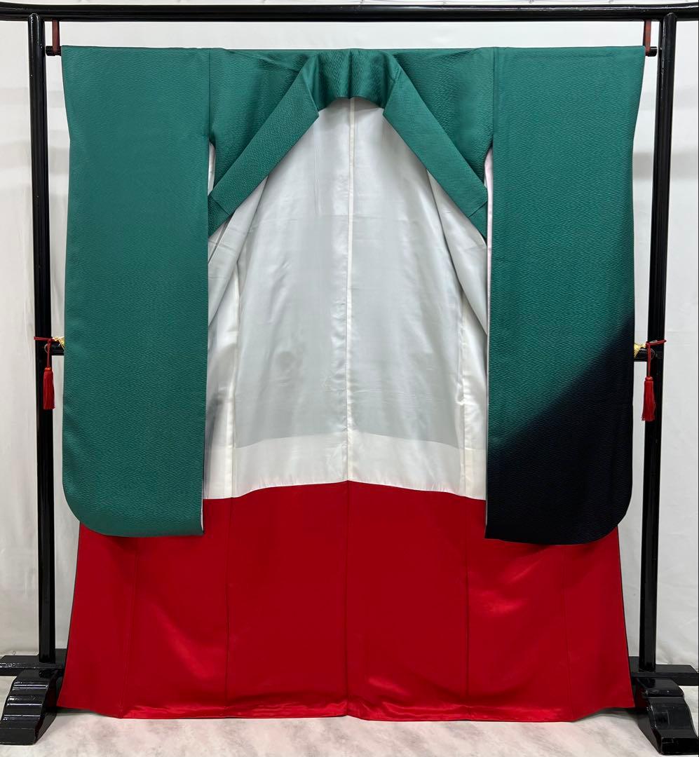 振り袖　フルセット　長襦袢　パーティー　成人式　金彩加工　刺繍入　辻ヶ花　671