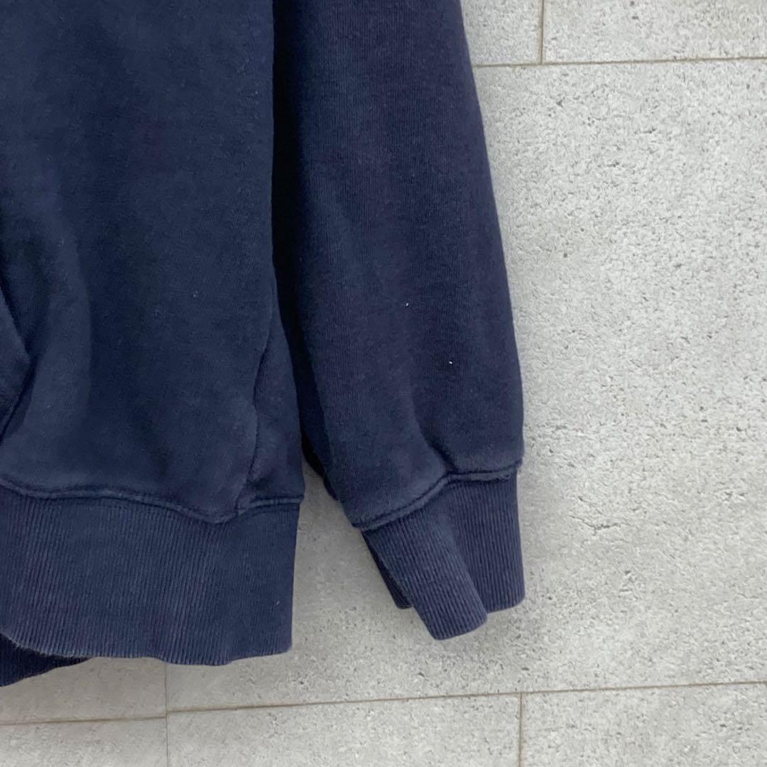 米津玄師 せきついくんパーカー チェック スウェット ジップパーカー Ｍ 紺