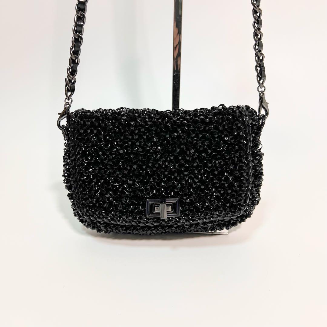 美品✨ANTEPRIMA ルケット ワイヤーショルダーバッグ ターンロック