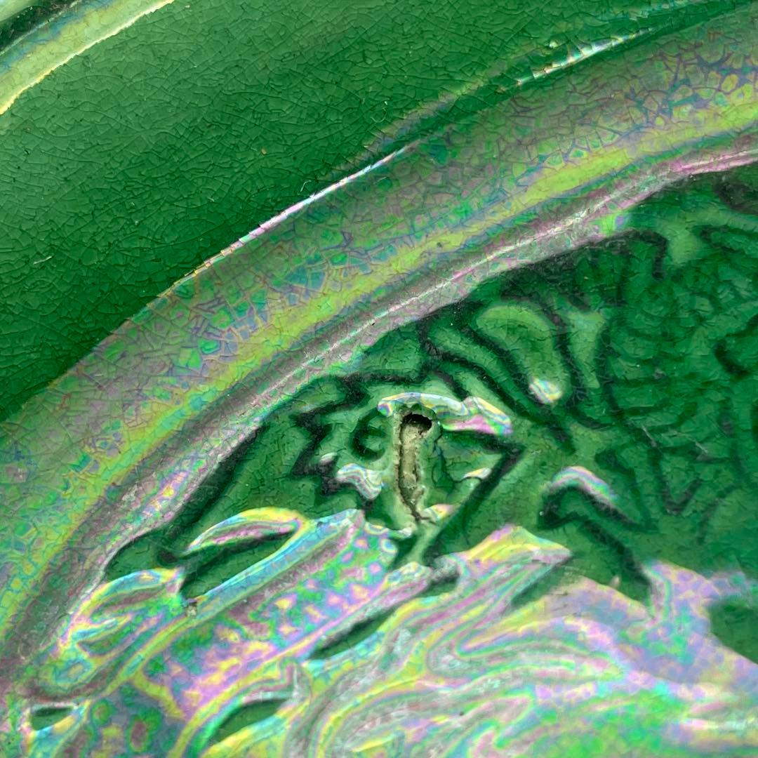 珉平焼 龍文 小判型小皿 5枚