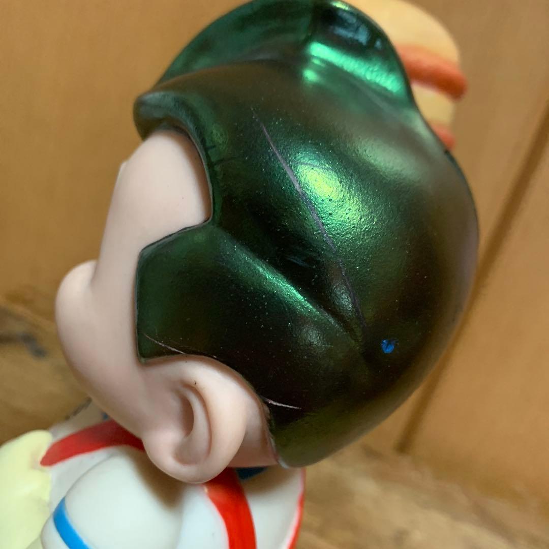 激レアアンティーク　BIG BOY マネーバンク　緑メタリック髪色バージョン