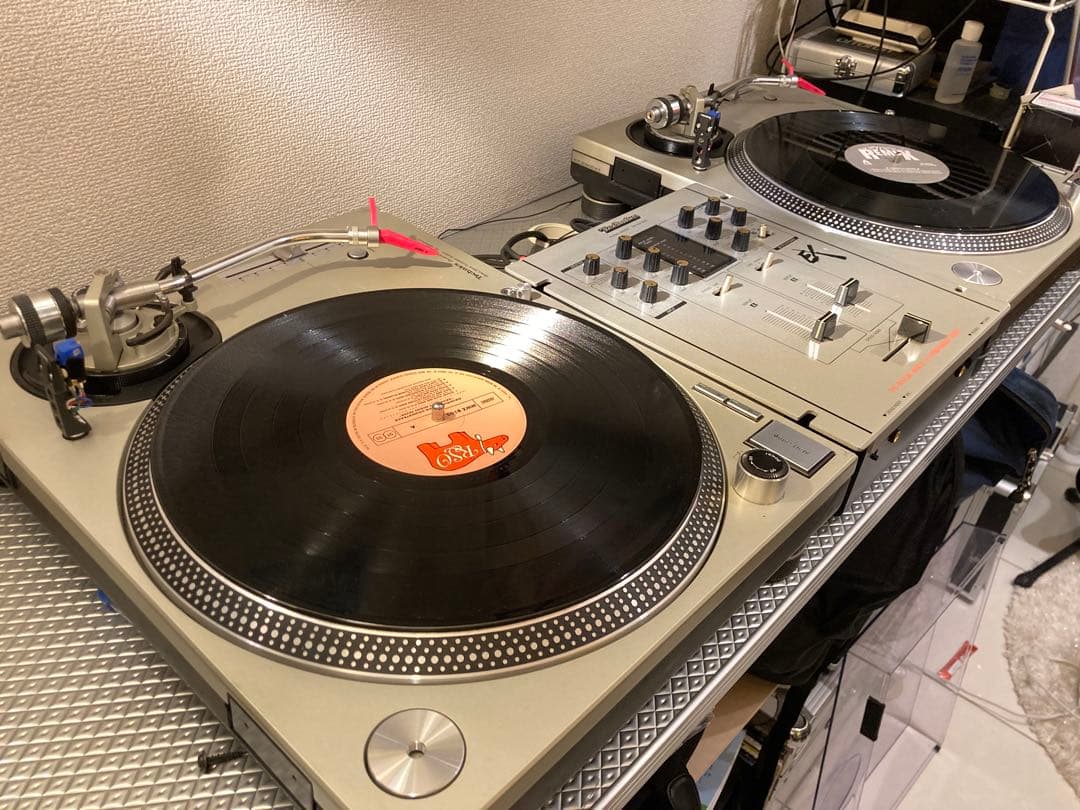 ターンテーブル 2台セット DJミキサー付き
