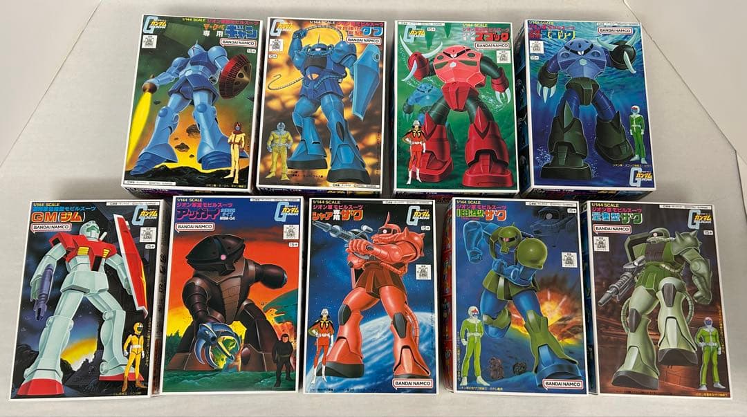 【新品】ガンダム 1/144 旧キットM.S 14種＋ガンダム リバイバル