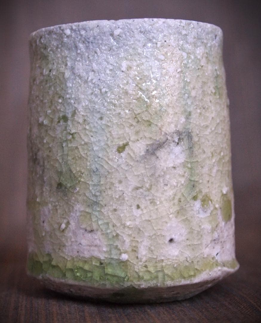 人気作家★辻村唯【師＆父：辻村史郎】★自然釉（窯変）湯のみAA