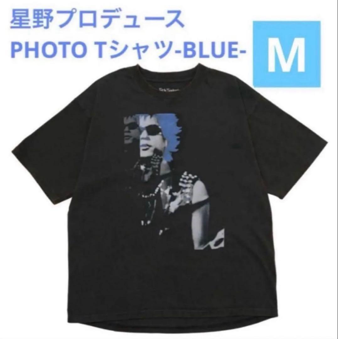 BUCK-TICK 星野英彦　 PHOTO Tシャツ-BLUE- Mサイズ