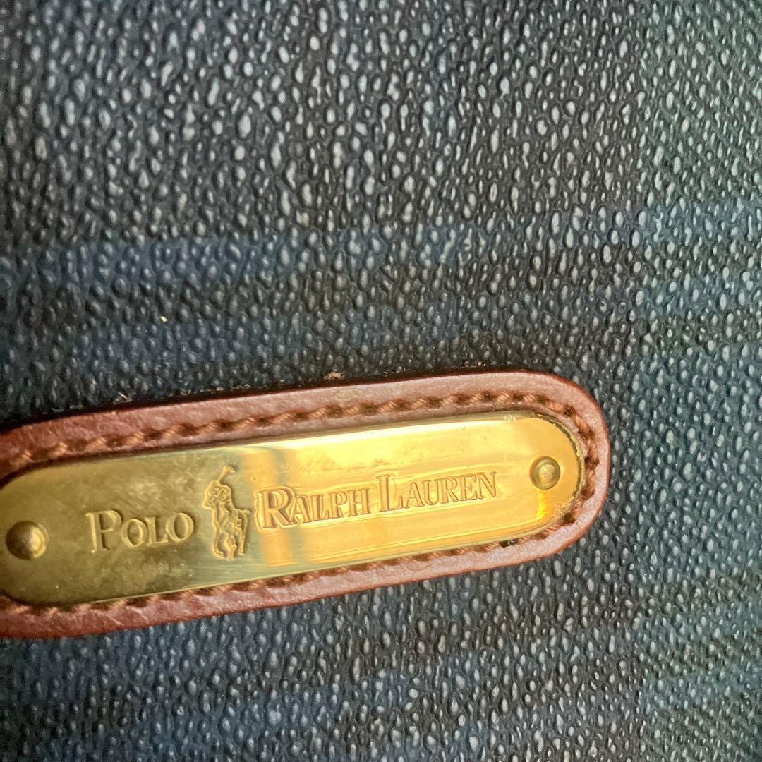 Polo Ralph Lauren チェック柄ボストンバッグ