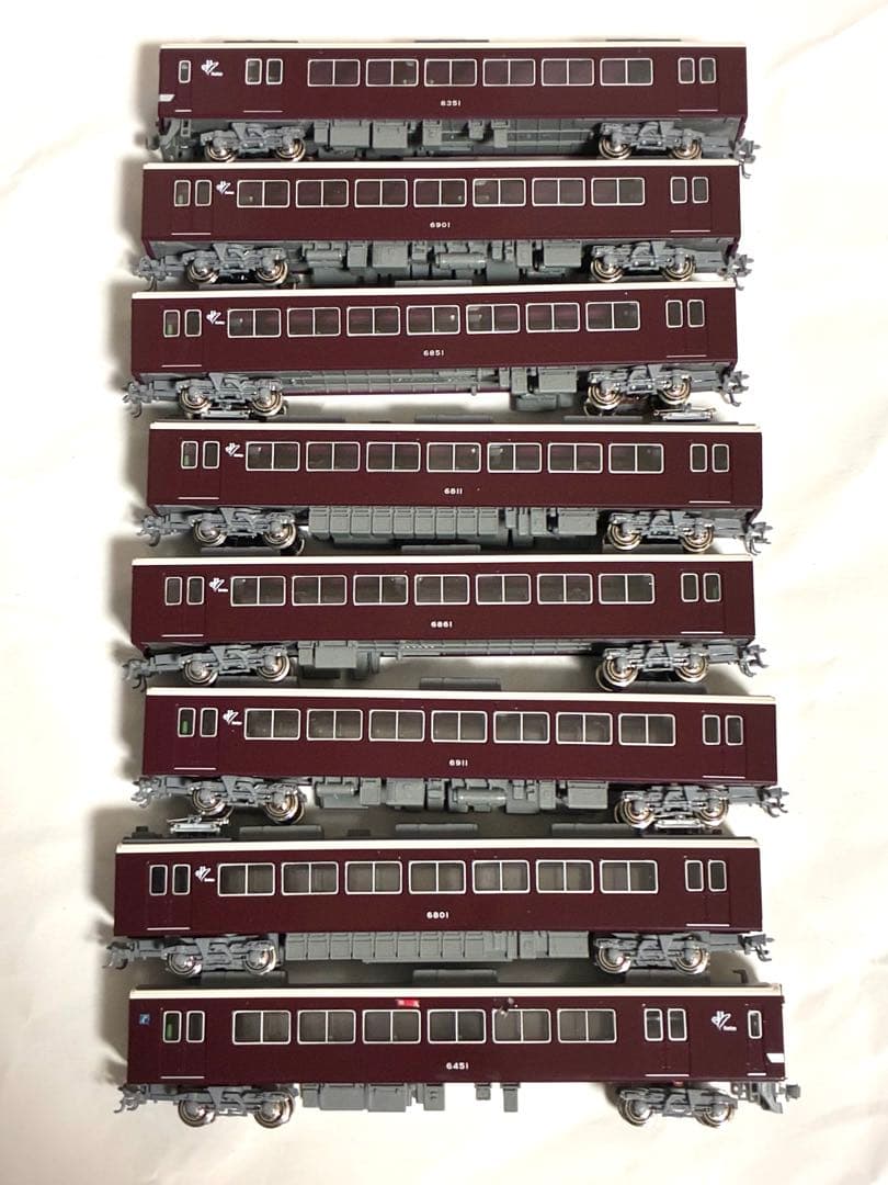 阪急6300系8両　kato ライト点灯動力動作確認済