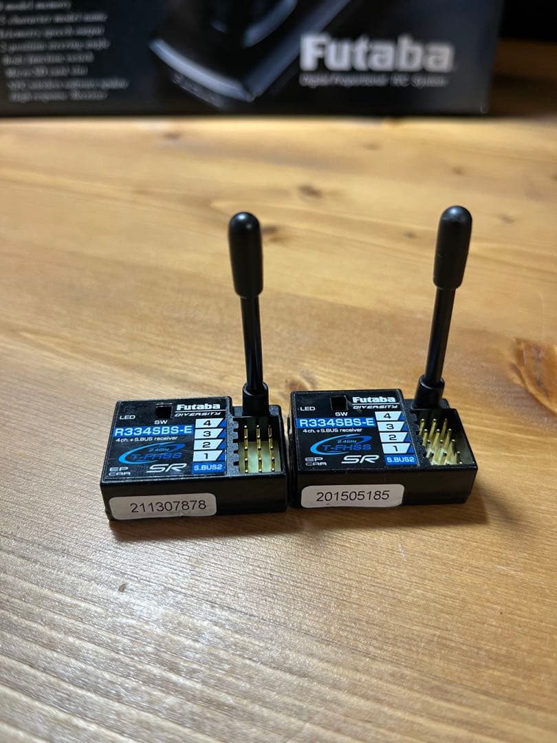 Futabaフタバ 7PX ラジコン送信機、受信機R334SBS-E×2
