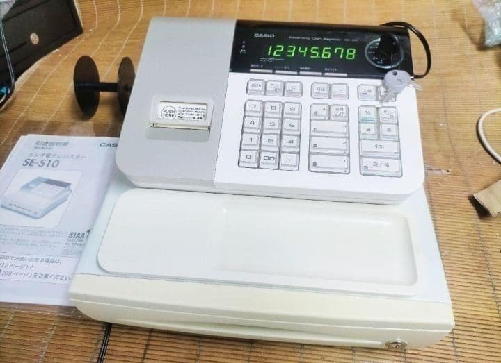 カシオレジスター　SE-S10　人気コンパクト送料無料　331177