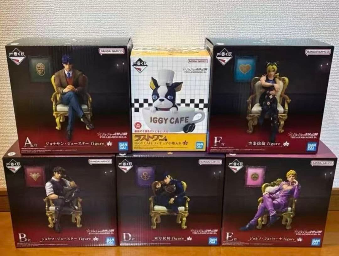 一番くじ ジョジョの奇妙な冒険THE JOJO WORLD7体コンプリートセット