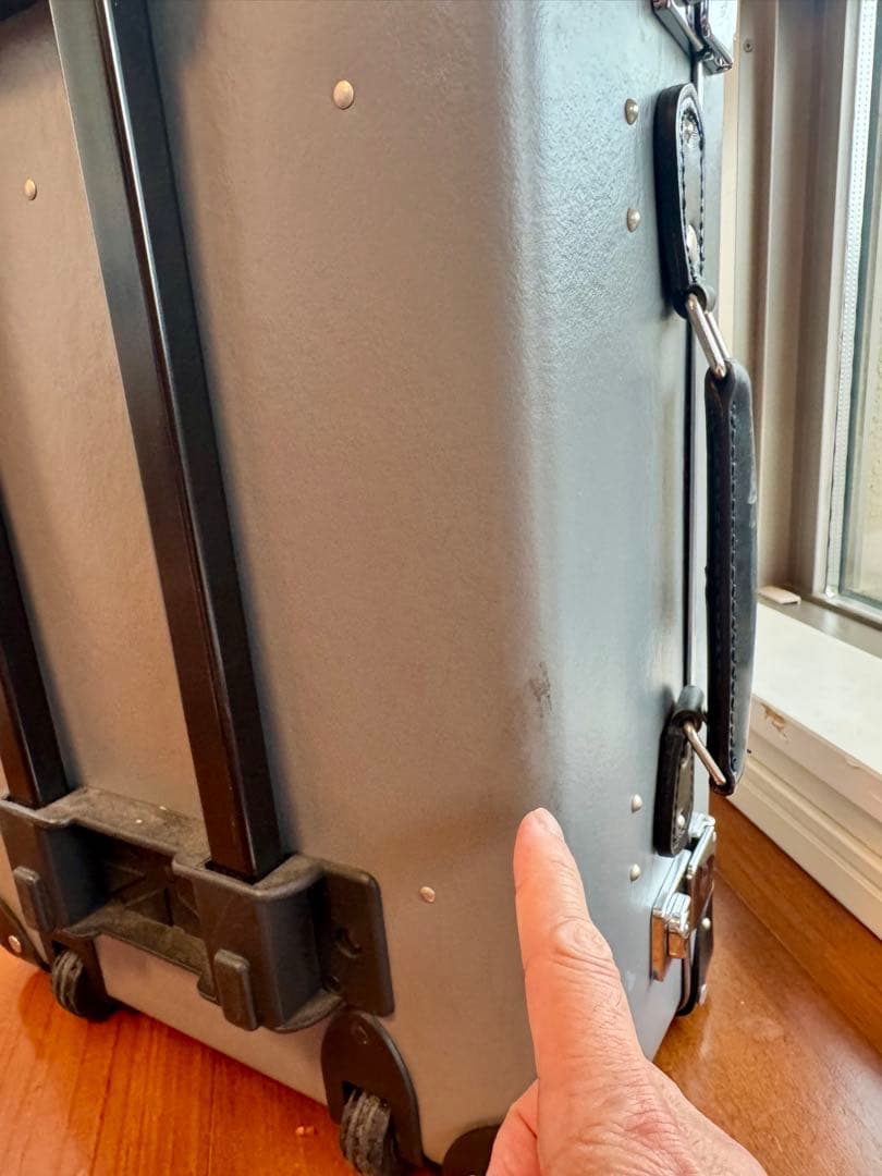 グローブトロッター　キャリーオン　イタリアcorso comoコラボグレイ