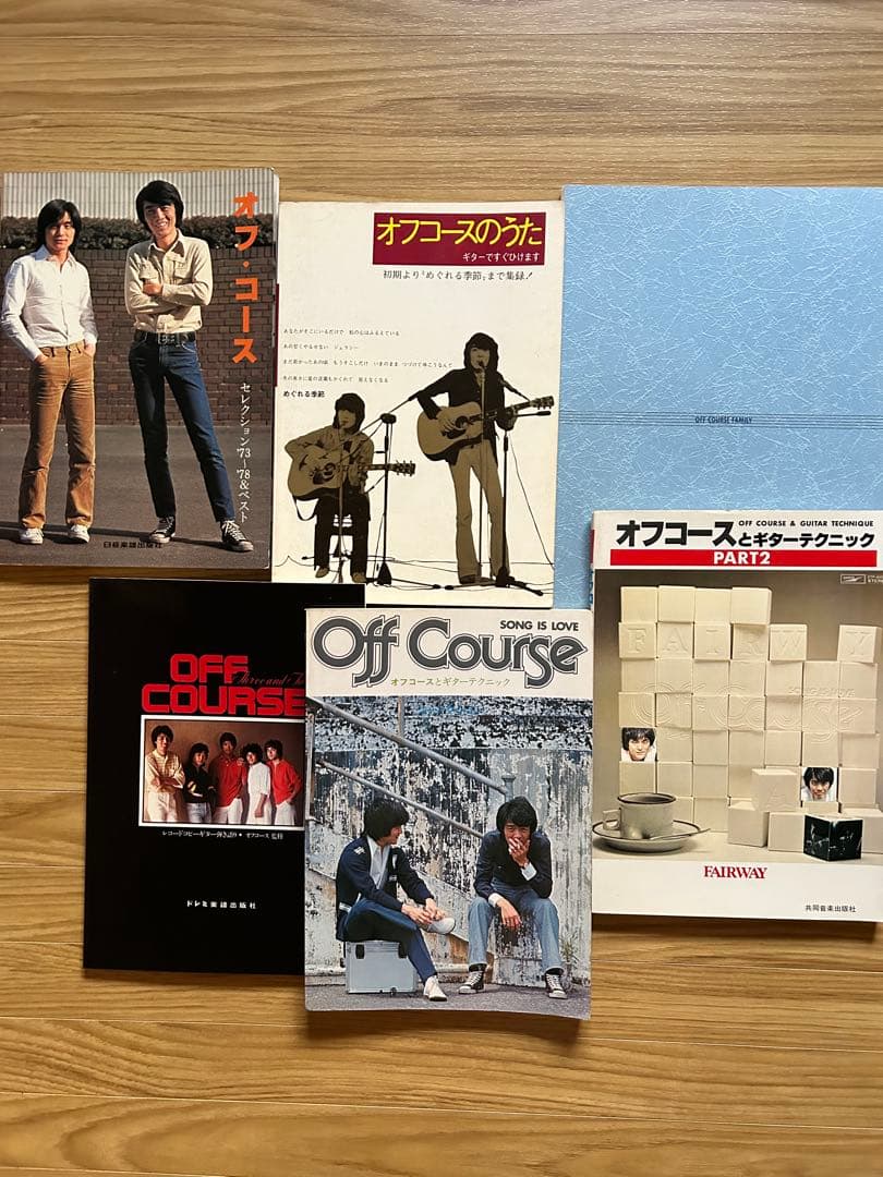 オフコース書籍　写真集　楽譜セット　おまけ付