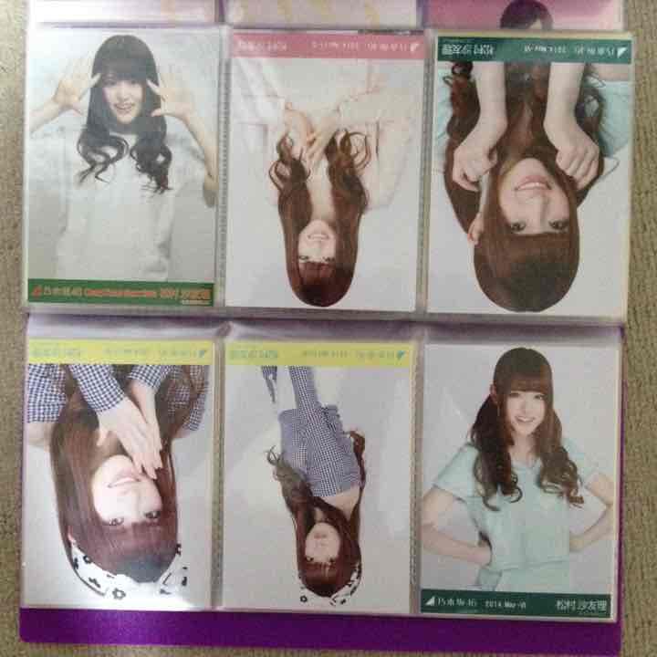 乃木坂46 松村沙友理 生写真 バラ