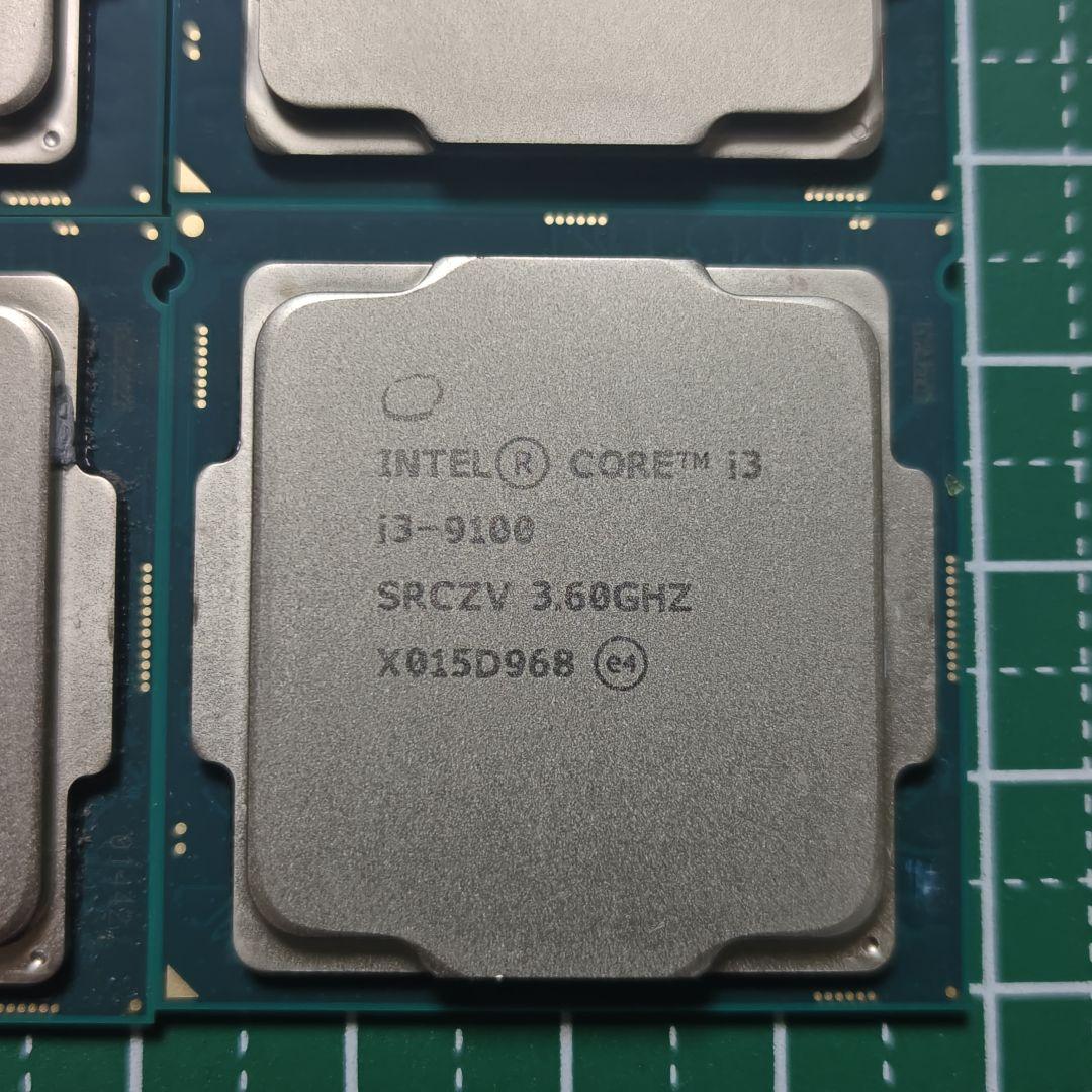 Intel Core i3 9100 3.6GHz 中古 4個