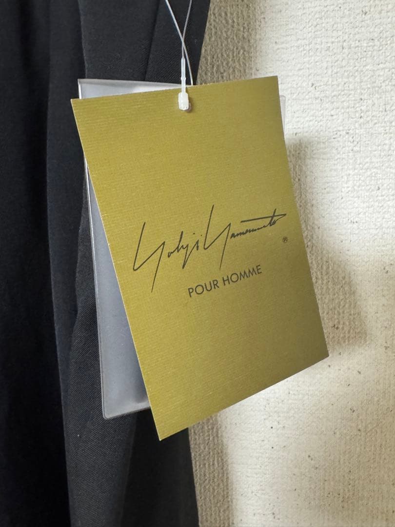 今期 試着のみ未使用 ヨウジヤマモトプールオム ドレープパンツ ウールギャバジン