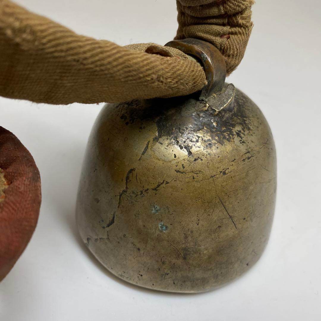 古代チベット馬鈴　木箱付（響き良いです）429g 東Y7-0228☆2Fタトオ