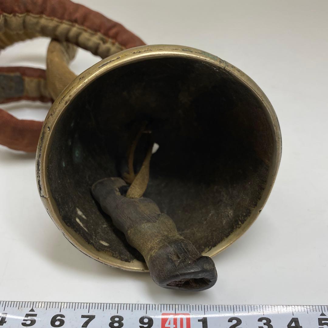 古代チベット馬鈴　木箱付（響き良いです）429g 東Y7-0228☆2Fタトオ