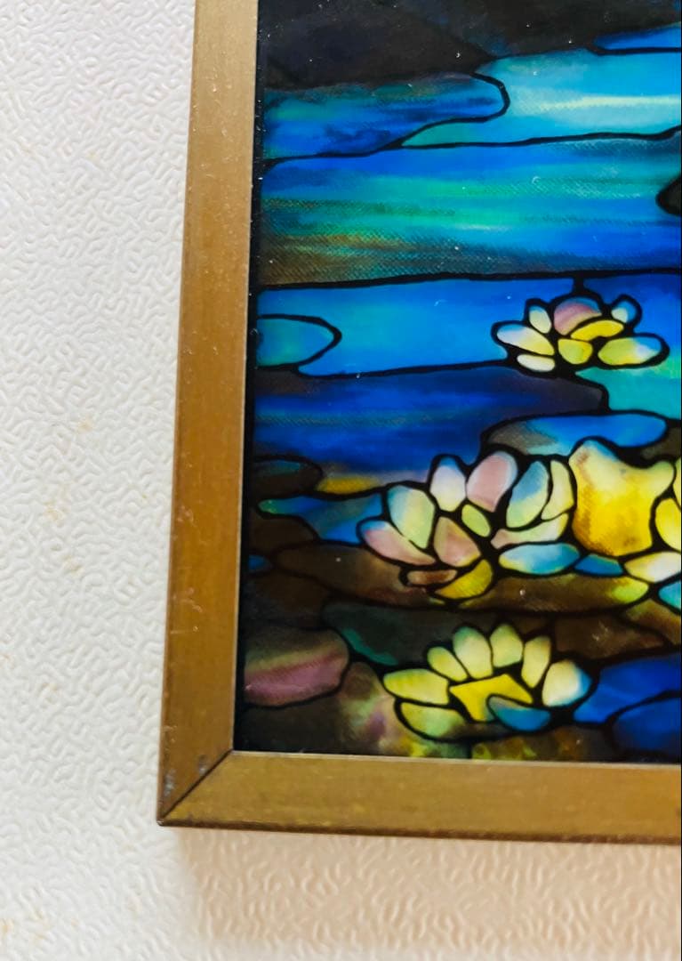 ルイス・C・ティファニー ステンドグラス 【マグノリア&アイリス】