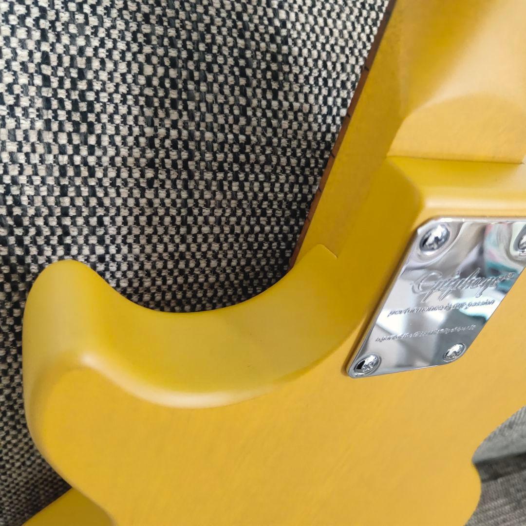 美品 Epiphone Lespaul レスポール TVイエロー チューナー付