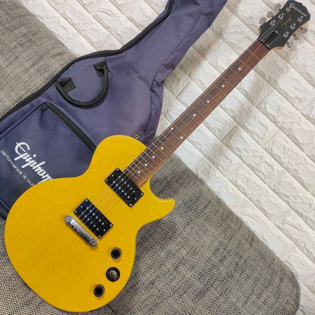 美品 Epiphone Lespaul レスポール TVイエロー チューナー付