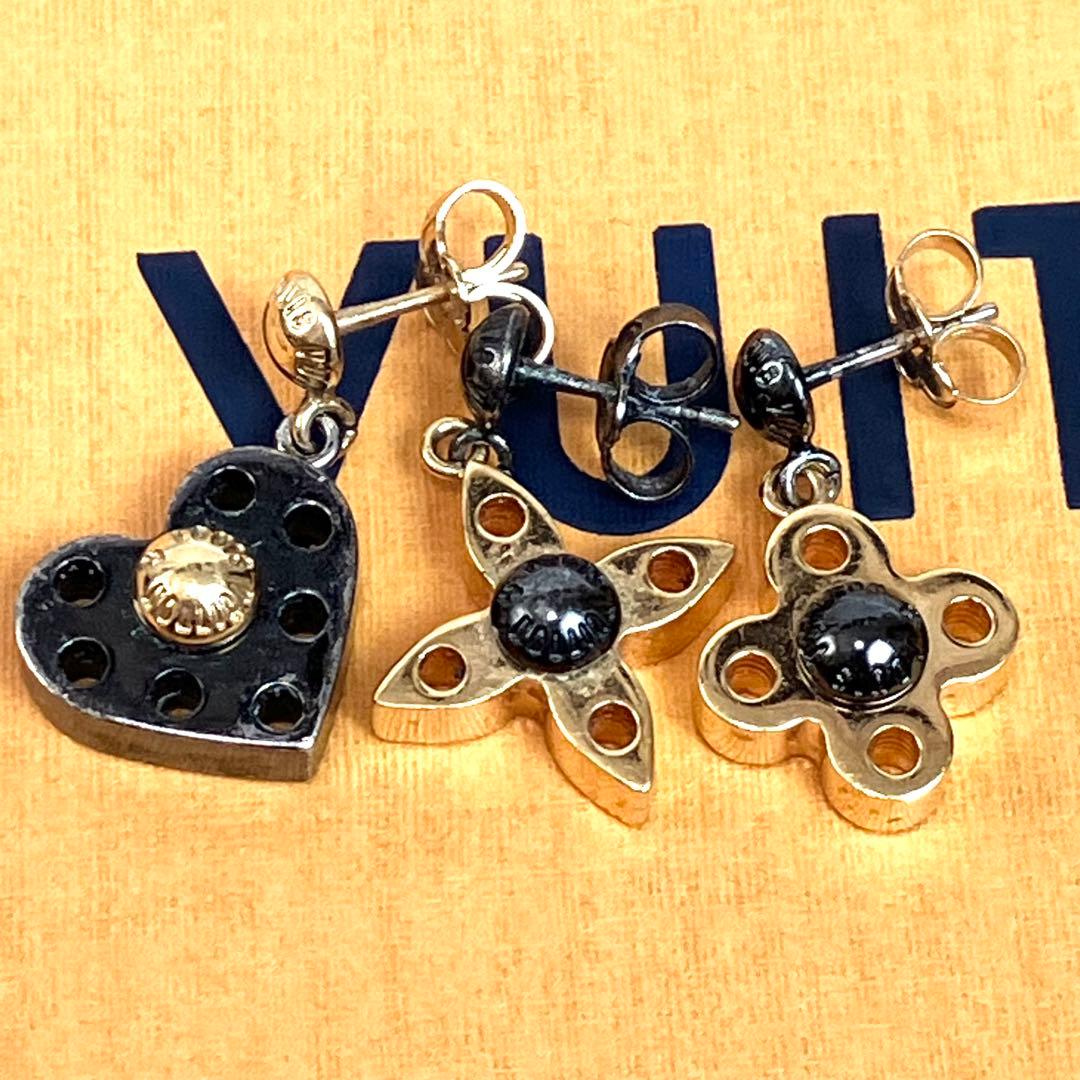 【美品】ルイヴィトン　ピアスセット　ブックルドレイユ　ハイドアンドシーク