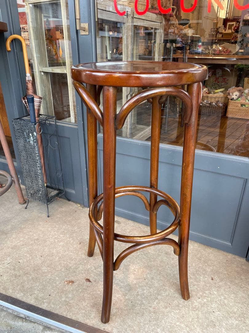 B7109【曲木】スツール ハイスツール カウンターチェア アンティーク