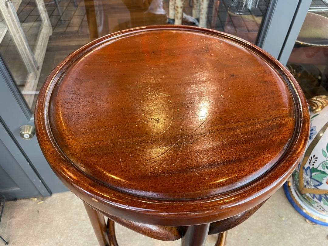 B7109【曲木】スツール ハイスツール カウンターチェア アンティーク