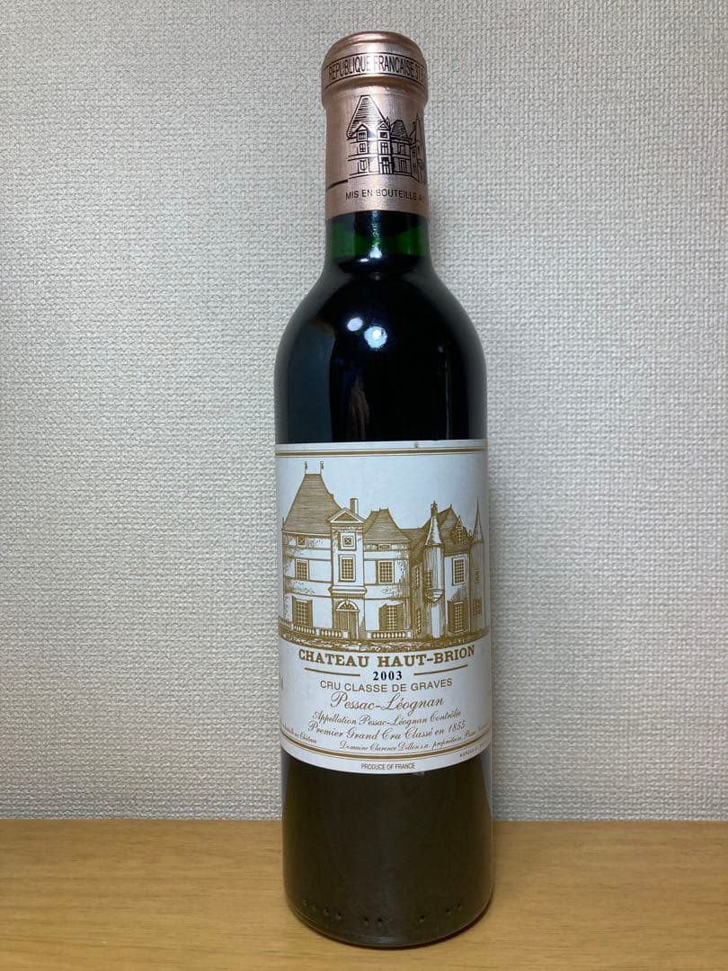 ボルドー　五大シャトー　シャトー・オーブリオン 2003 ハーフボトル