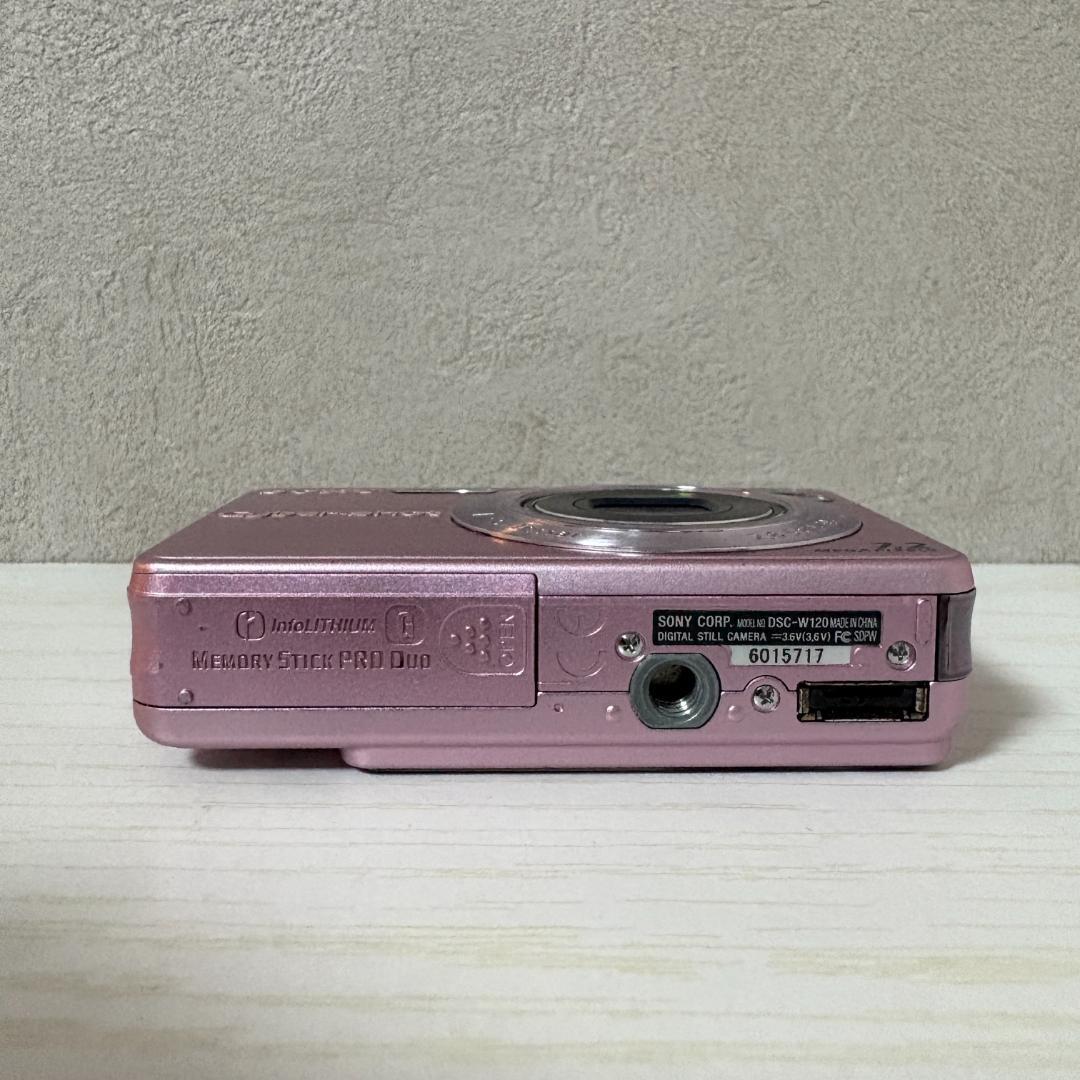 SONY Cyber-shot DSC-W120 ピンクローズ
