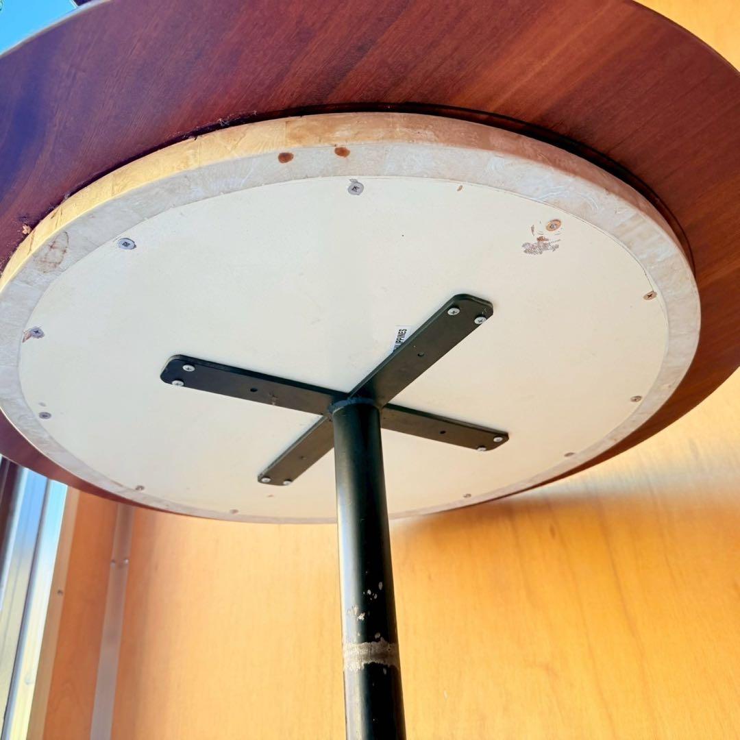 【象嵌細工】アンティーク調 ラウンドテーブル 丸テーブル 直径76cm