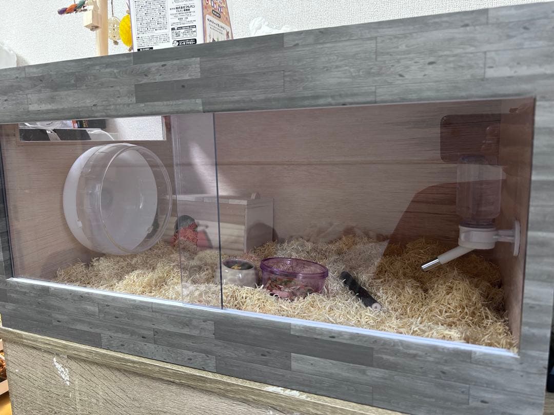 ハムスター レオパ 小動物 木製 ケージ 600×400×300 オーダーメイド