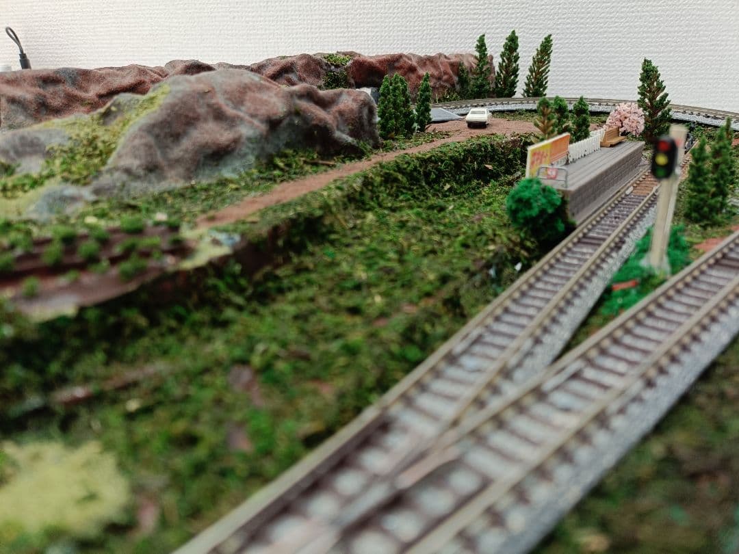 TOMIX 卓上ジオラマ レイアウト パワーユニット 電車 ストラクチャ 信号付