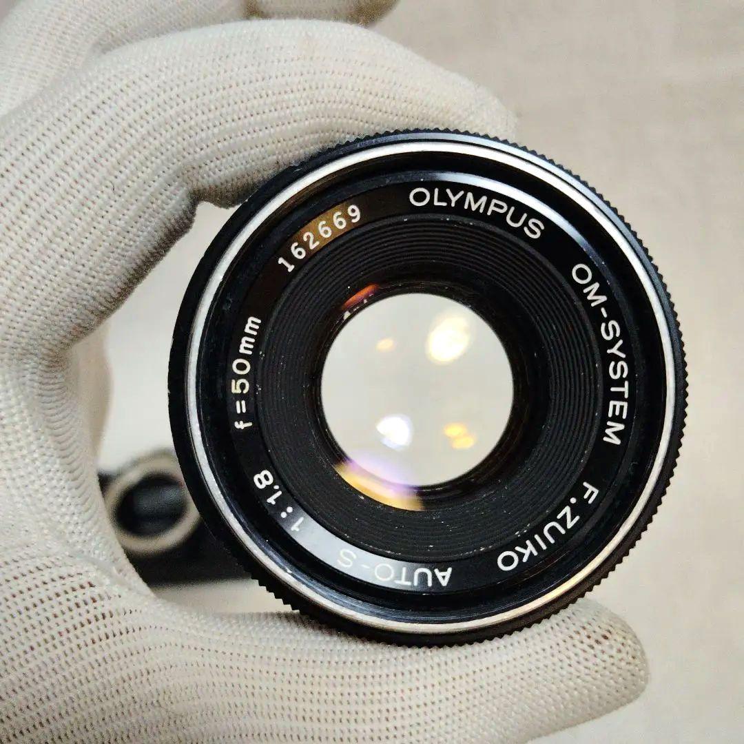 ■美品■ OLYMPUS OM-1 ブラックF.ZUIKO 50mmF1.8