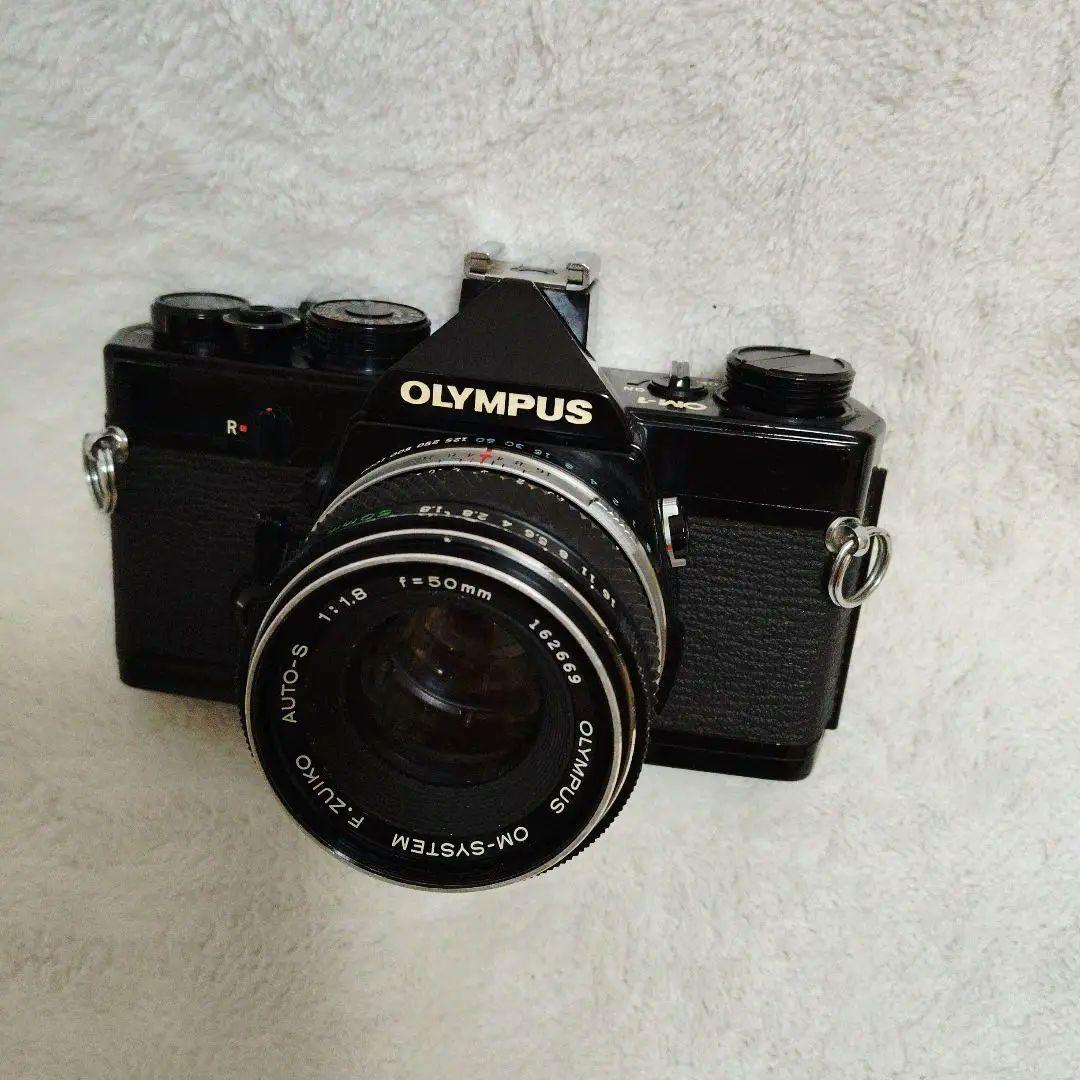 ■美品■ OLYMPUS OM-1 ブラックF.ZUIKO 50mmF1.8