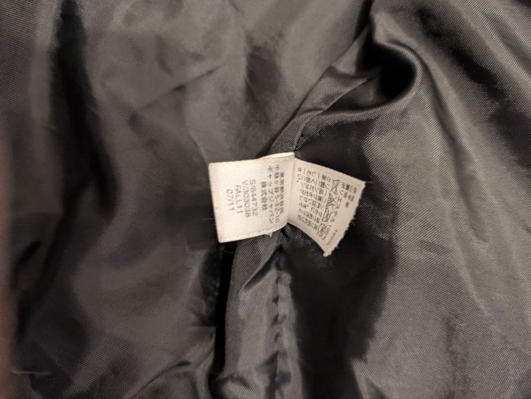 Gap 黒 レザー シングルライダースジャケット