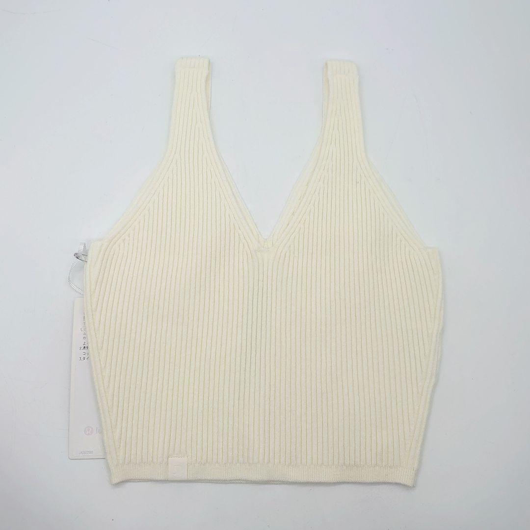 【未使用】lululemon Ribbed Knit Cropped Tank