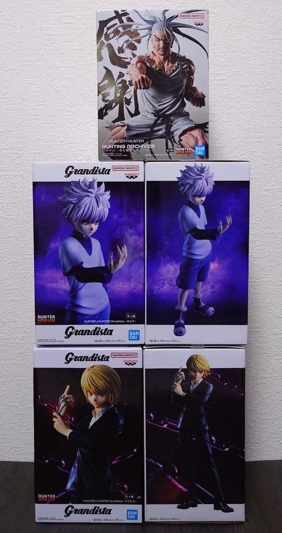 【５点セット】ハンターハンタープライズフィギュア３種５点セット