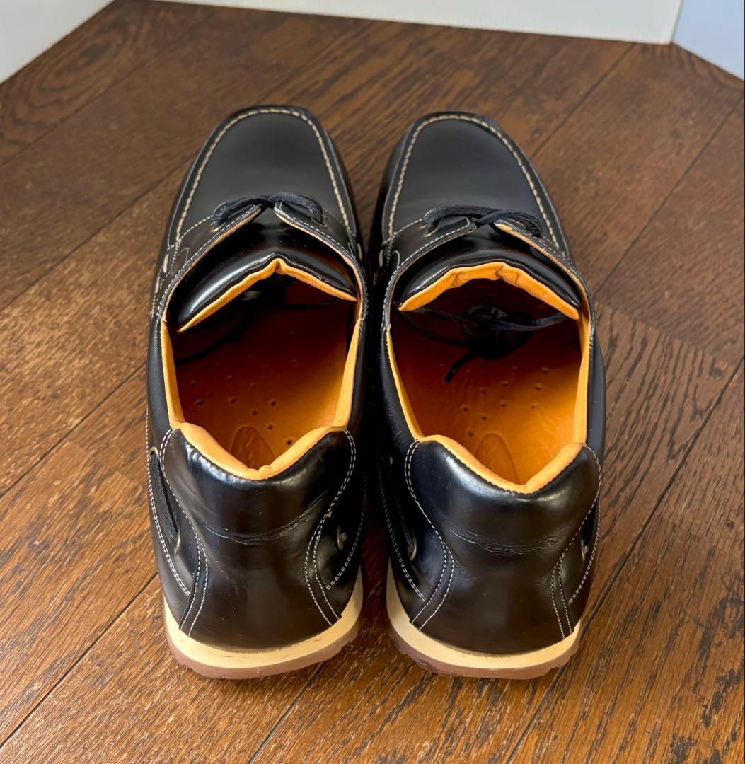 【SANTONI】未使用展示品！ サントーニ レザーデッキシューズ26.5cm