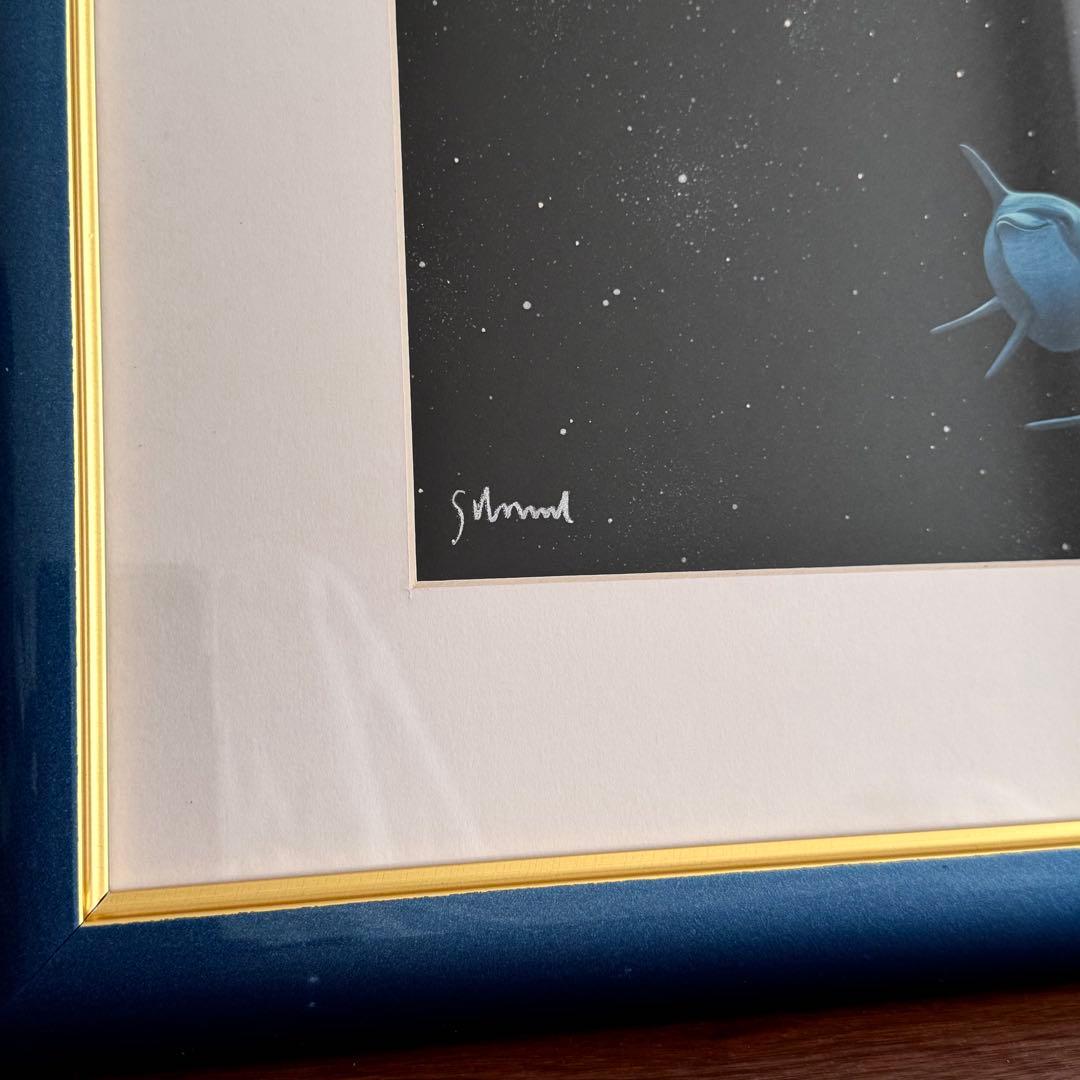 シム シメール 「ドルフィン」シルクスクリーン