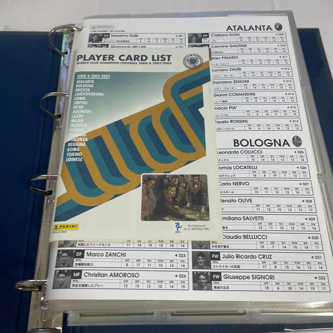 wccf footista 2002-2003 フルコンプ