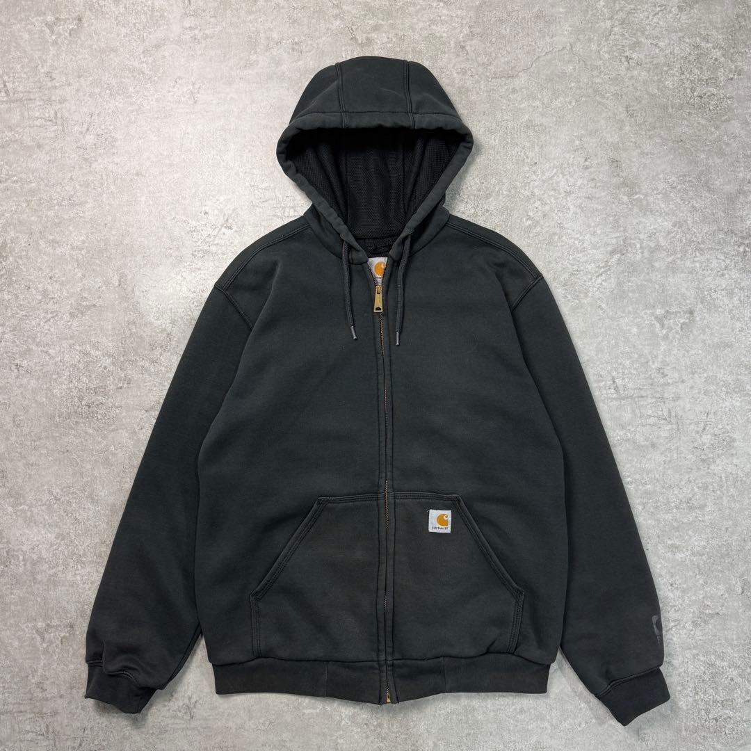 希少Sサイズ■カーハート アクティブジャケット ジップパーカー フェード 雰囲気