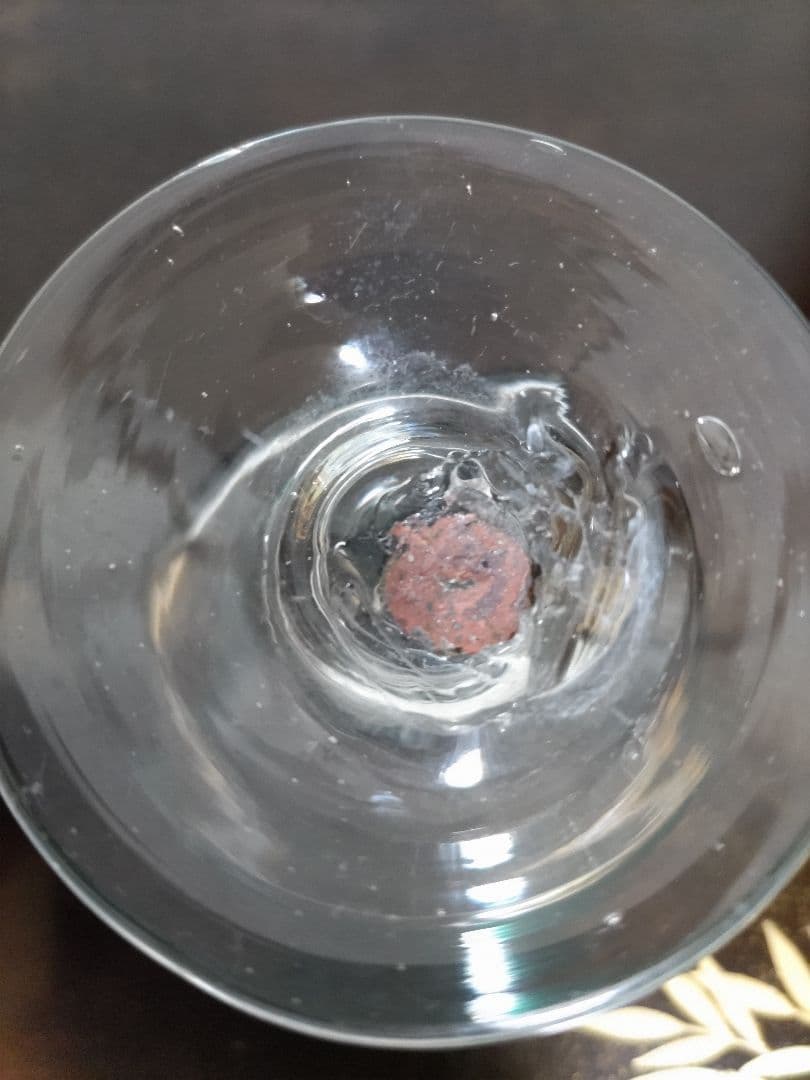 透明（すき）ガラス　翠暈し氷コップ