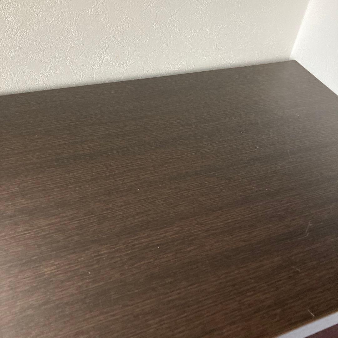 コの字型　ZERO-X ハイテーブル　ダークブラウン