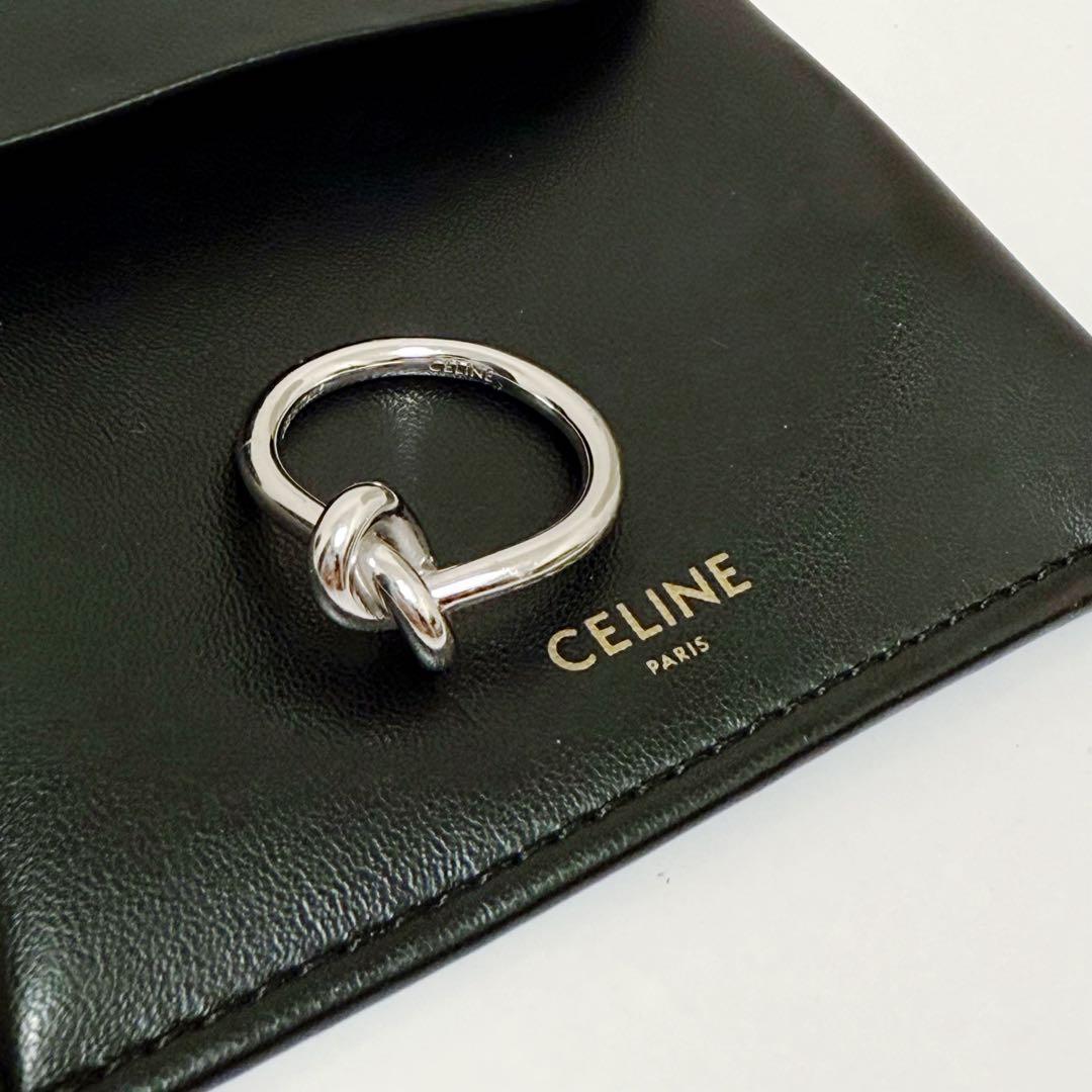 い*ん様 CELINE セリーヌ ノットリング シルバー