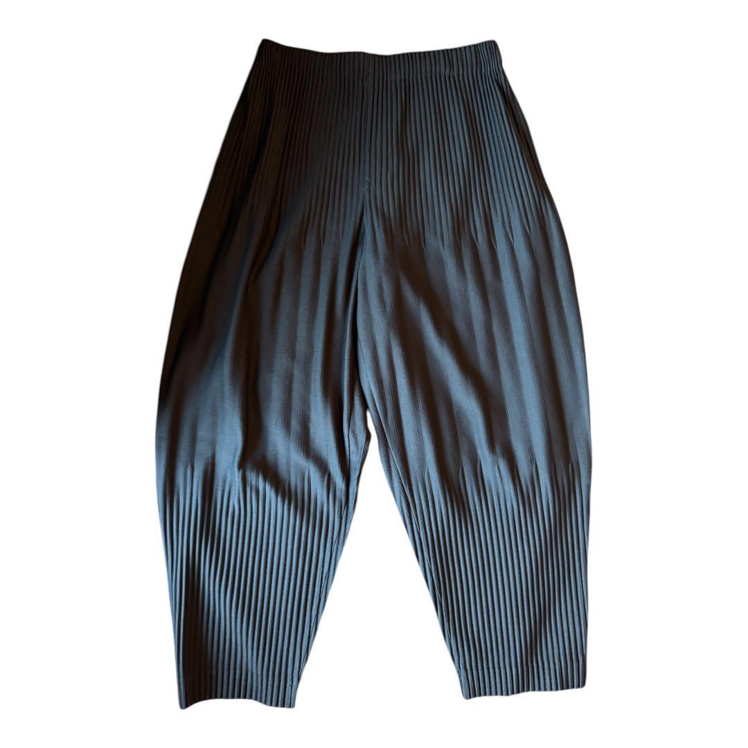 【最終値下げ】HOMME PLISSÉ プリーツパンツ 紺