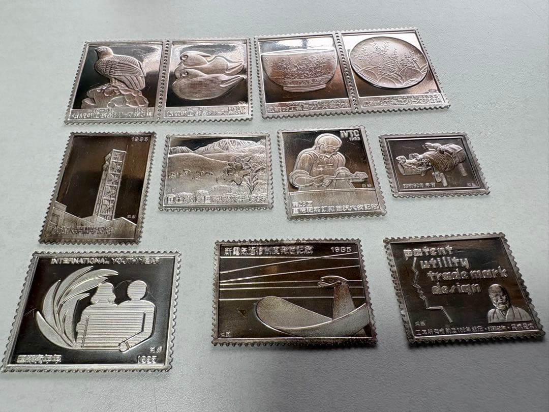 【純度保証】松本徽章工業　純銀　金属工芸品　まとめて34.61g 激安出品