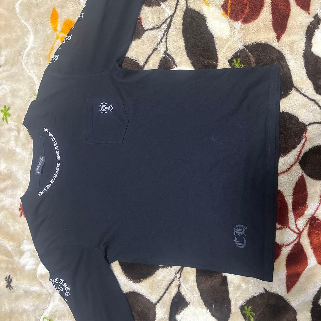 CHROME HEARTS ホワイトブラック ロングTシャツ